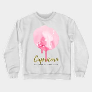 Capricorn Zodiac Artprint Illustration Poster Drawing Art Print Constellation Astrology Crewneck Sweatshirt